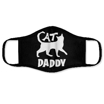 Discover Cat Daddy Cat Lover Face Masks