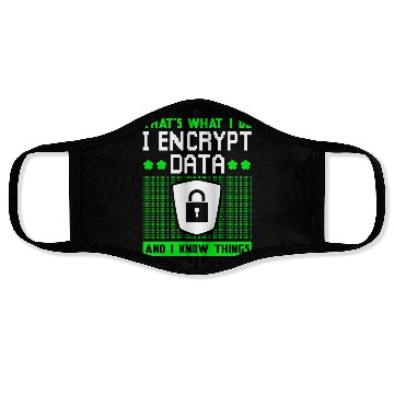 Discover Cyber Security Expert Encryption Face Masks