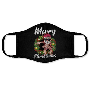 Discover Winter Santa Claus Children Face Masks