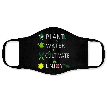 Discover Garden Boss Flower Plant Passionate Gardener Hobby Face Masks