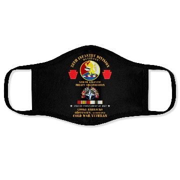 Discover Army 28th Inf Div NATO Goppingen Germany w COLD SV Face Masks