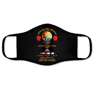 Discover Army 28th Inf Div VII Corps 7th Army Goppingen Ger Face Masks