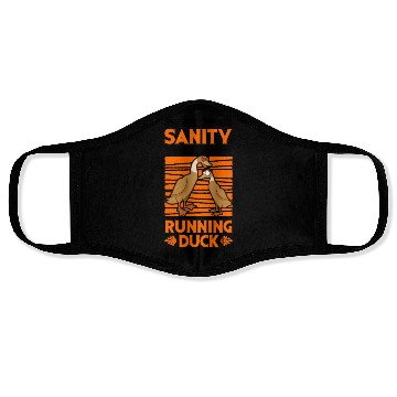 Discover Running Duck Sanity Face Masks
