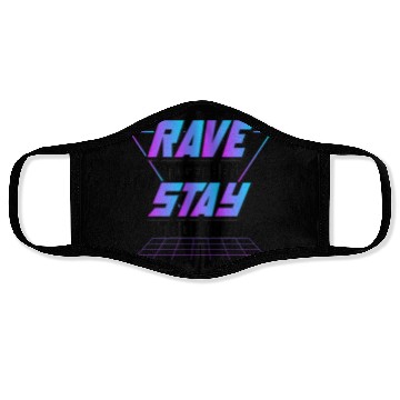 Discover Raves Together Electronic Dance EDM DJ Club Music Face Masks