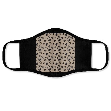 Discover Leopard Animal Print Pattern Face Masks