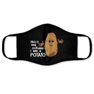 Discover I Am A Potato Funny Face Masks