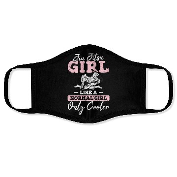 Discover Cute Jiu Jitsu Girl BJJ Jiu-Jitsu Brazilian JiuJit Face Masks