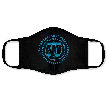 Discover 3.14 Pi Maths Physics Irrational Number 3.14 Face Masks