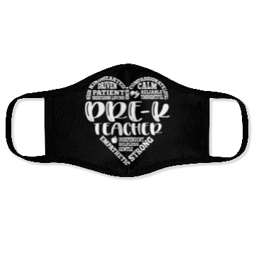 Discover Pre K teacher, prek teacher, pre-k Face Masks