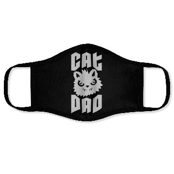Discover Bad Cat Dad Dangerous Face Masks