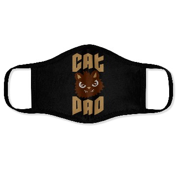 Discover Cat dad dangerous tomcat Face Masks