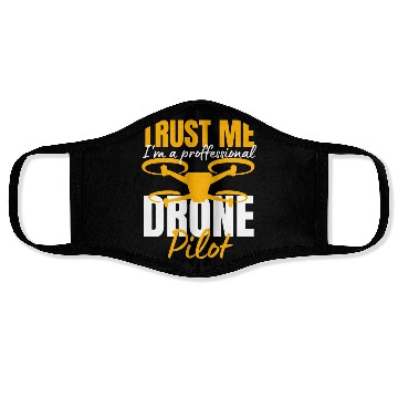 Discover Drone Drone Pilot Drone Operator Quadrocopter Face Masks