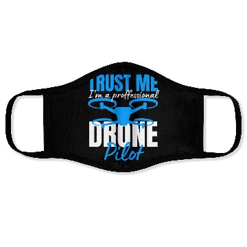 Discover Drone Drone Pilot Drone Operator Quadrocopter Face Masks