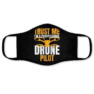 Discover Drone Drone Pilot Drone Operator Quadrocopter Face Masks