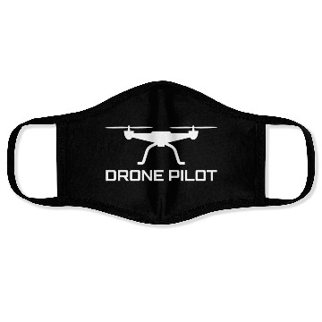Discover Drone Drone Pilot Drone Operator Quadrocopter Face Masks