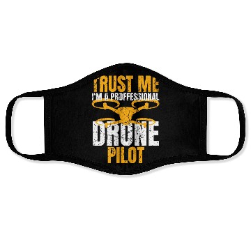 Discover Drone Drone Pilot Drone Operator Quadrocopter Face Masks