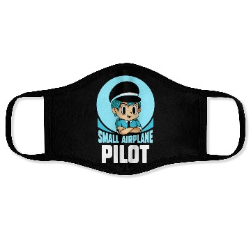 Discover Small Airplane Pilot Aircraft Private Face Masks