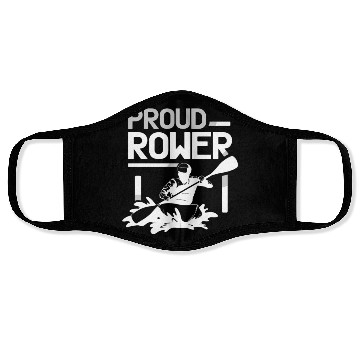 Discover Proud Rower Sports Rowing Row Crew Face Masks