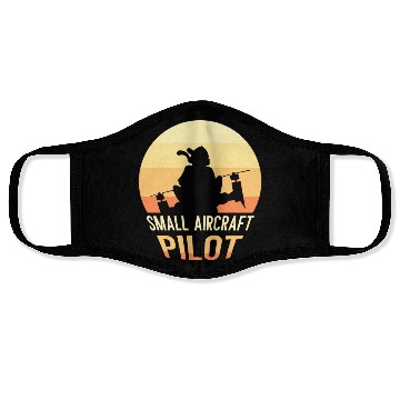 Discover Small Aircraft Pilot Private Small Airplane Face Masks