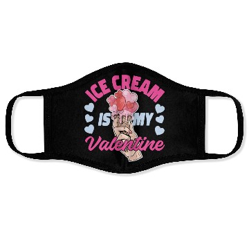 Discover Ice Cream Valentines Day Cone Face Masks