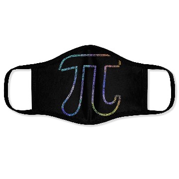 Discover Pi Irrational Number Math Physics 3.14 Face Masks