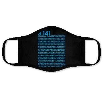 Discover 3.14 Pi Day Mathematics Physics Irrational Number Face Masks