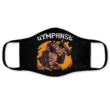 Discover Gympanse Chimpanzee Monkey Animal Zookeeper Face Masks