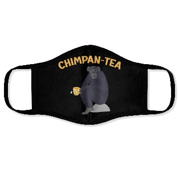 Discover Chimpantea Chimpanzee Monkey Animal Zookeeper Face Masks