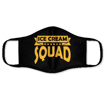 Discover friends ice cream squad Face Masks