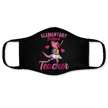 Discover Elementary School Teacher Ballet Girls Face Masks