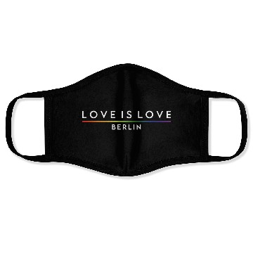 Discover LOVE IS LOVE - Berlin Face Masks