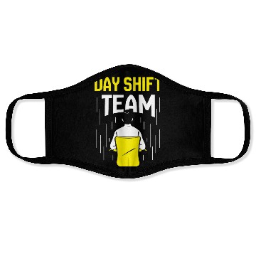 Discover Day Shift Team Working Job Worker Work Face Masks