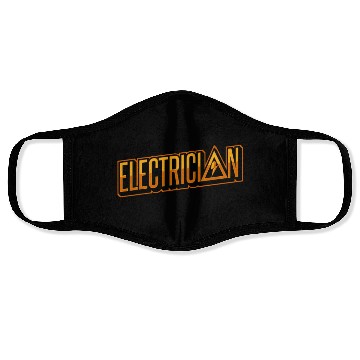 Discover Electrician Electrical Engineer Lineman Face Masks