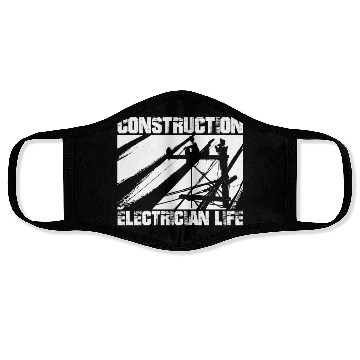 Discover Electrician Electrical Engineer Lineman Face Masks