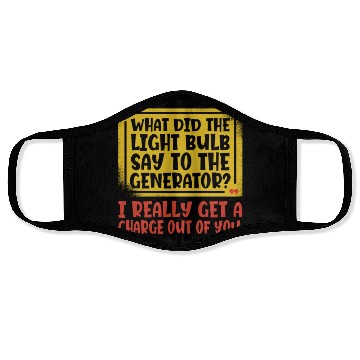 Discover Electrician Electrical Engineer Lineman Face Masks