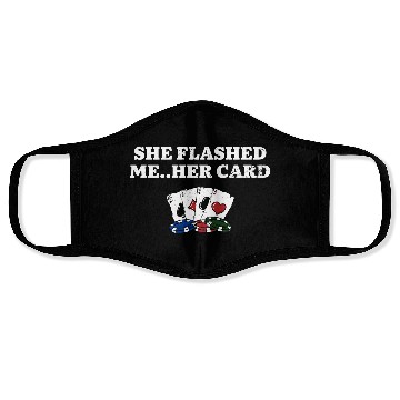 Discover She Flashed Me Poker Couples Poker Player Lovers Face Masks