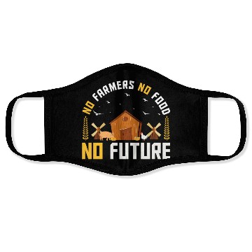 Discover No Farmers No Food - Funny Agriculture Farming Face Masks