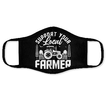 Discover Support Your Local Farmers - Farming Farmer Face Masks