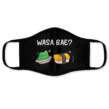 Discover Japanese Wasa Bae Wasabi Sushi Face Masks