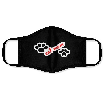 Discover Cat Mom Funny design Classic Face Masks