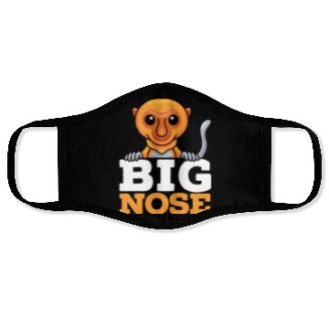 Discover Big Nose Proboscis Monkey Ape Wildlife Zookeeper Face Masks
