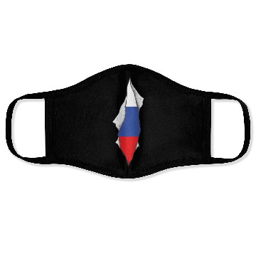 Discover Russia flag proud Russian Face Masks