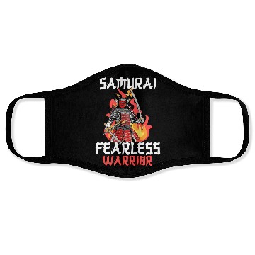 Discover Samurai Katana Honor Face Masks