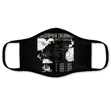 Discover Christopher Columbus Day Italian American Face Masks