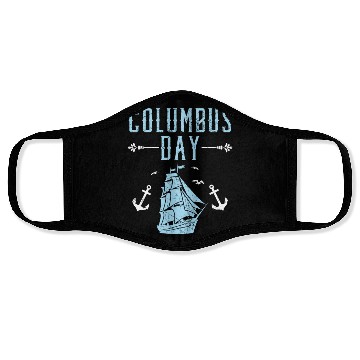 Discover Columbus Day Christopher Columbus Italian American Face Masks