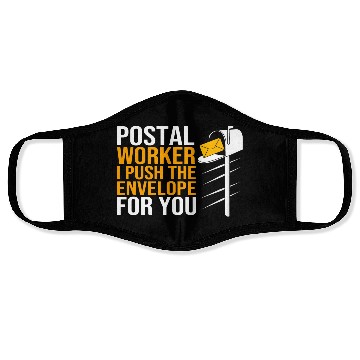 Discover Postman Mailman Funny Postal Worker Face Masks