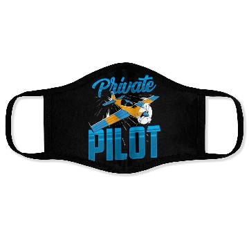 Discover Private Pilot Aircraft Small Airplane Face Masks