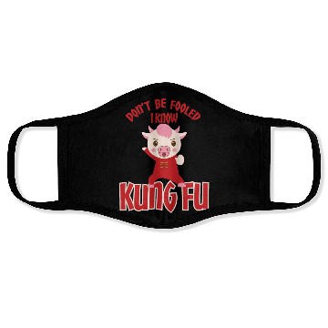 Discover Dont Be Fooled I Know Kung Fu Face Masks