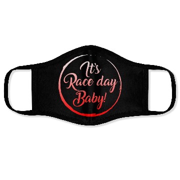 Discover Racing Face Masks, It's Race Day Baby Face Masks, Racing