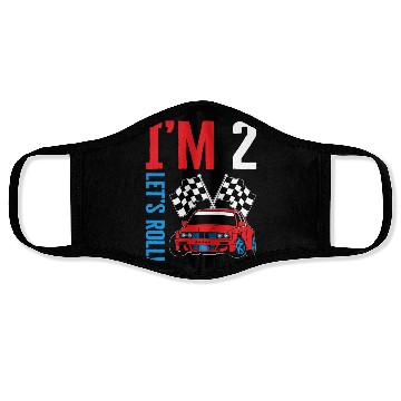 Discover I'm Two Let's Roll Face Masks, Future Race Driver Face Masks,